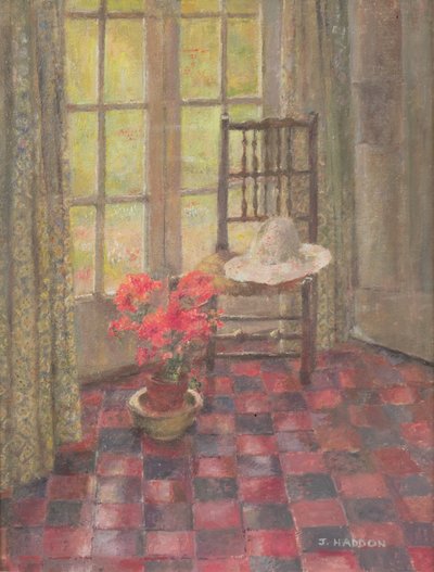 Interno con geranio da Joyce Haddon