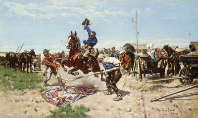 Cosacchi al Gioco da Jozef Brandt