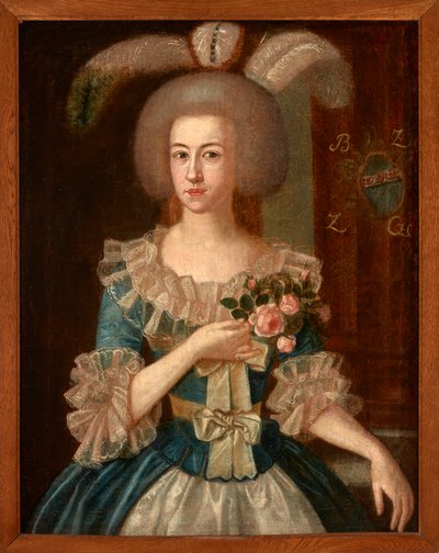 Ritratto di una donna sconosciuta. 1790-1805 da Jozef Faworski