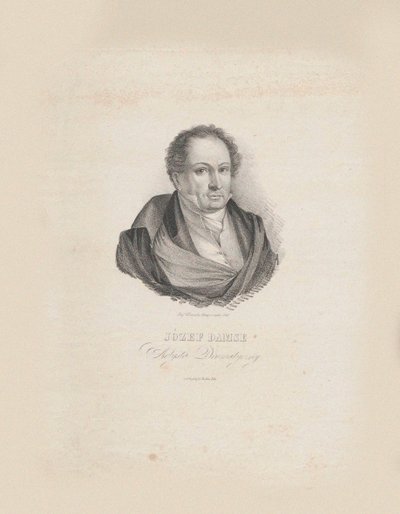 Ritratto del compositore Józef Damse 1789-1852, 1840 da Jozef Hilary Glowacki