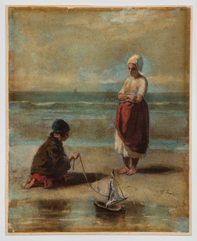 Bambini in riva al mare da Jozef Israëls