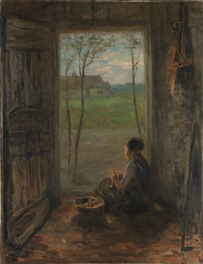 Una scena di Laren da Jozef Israëls