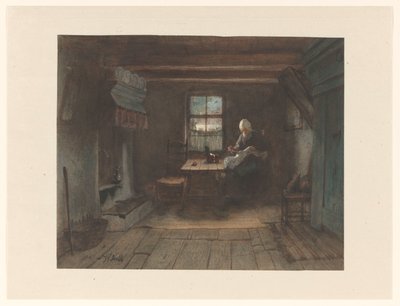 Interno contadino da Jozef Israëls