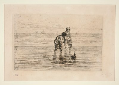 Bambini sulla spiaggia da Jozef Israëls