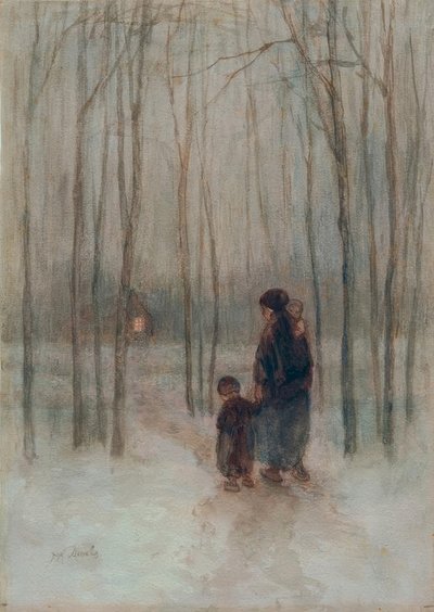 Sera nel bosco da Jozef Israëls