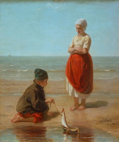 I bambini dei pescatori da Jozef Israëls