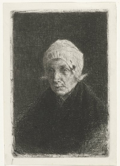 Vecchia donna di Katwijk da Jozef Israëls