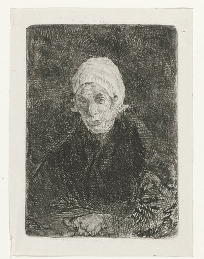 Vecchia donna di Katwijk da Jozef Israëls