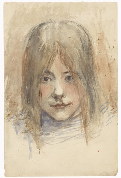Ritratto di una ragazza da Jozef Israëls