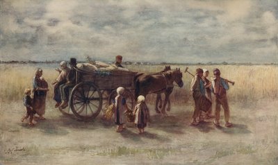 Raccolta delle patate, 1844, c1915 da Jozef Israëls