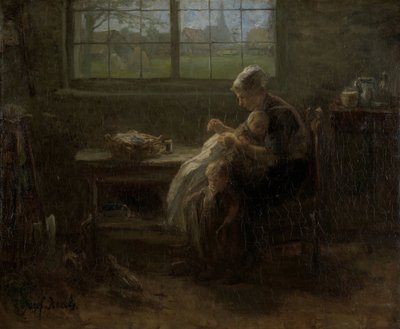 La gioia della maternità da Jozef Israëls