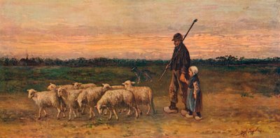 Il ritorno del gregge, c1899 da Jozef Israëls
