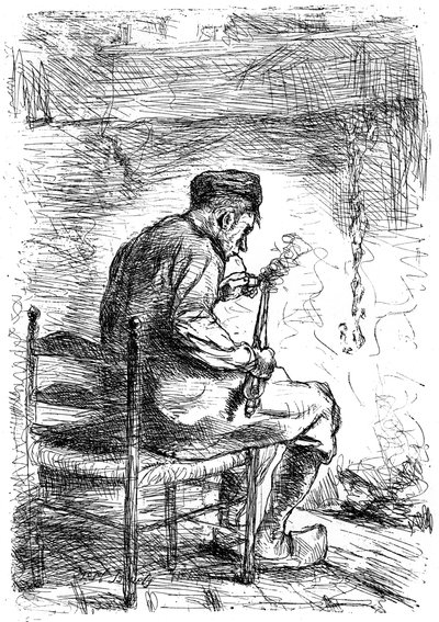 Il fumatore, c1880-1882 da Jozef Israëls