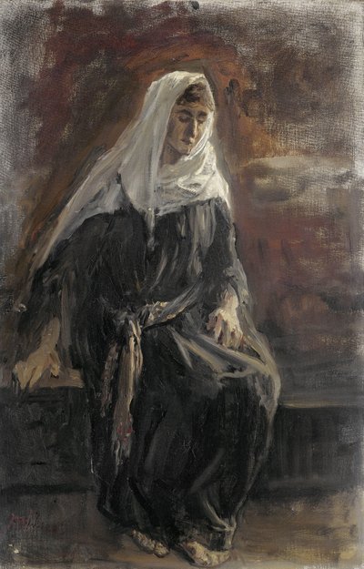 Donna seduta, probabilmente Michal da Jozef Israëls