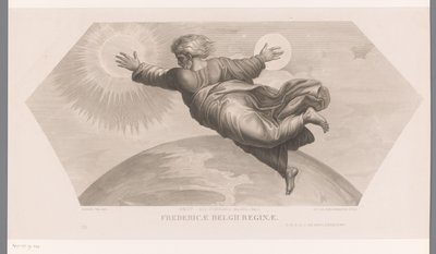 Dio crea il sole e la luna da Jozef Karel De Meulemeester