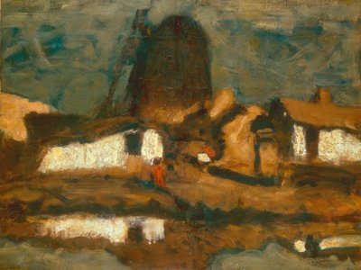 Paesaggio con mulino a vento da Jozef Koszta