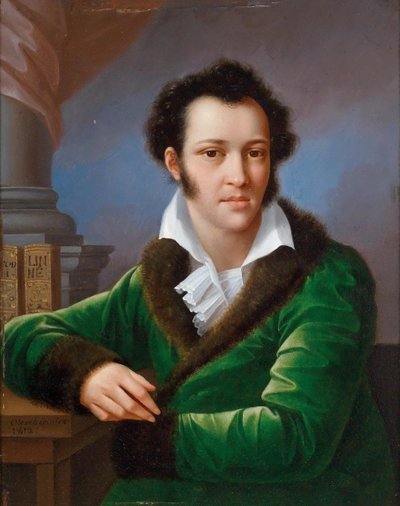 Ritratto del conte Fyodor Ivanovich Tolstoy 1782-1846, noto come l