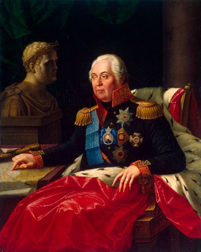Ritratto del Maresciallo di Campo Principe Mikhail Kutuzov da Jozef Oleszkiewicz