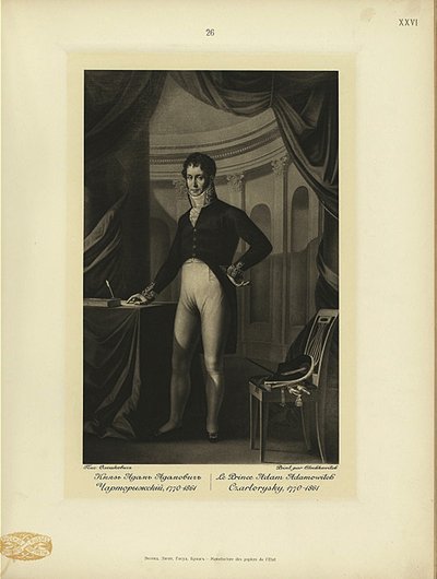 Principe Adam Jerzy Czartoryski da Jozef Oleszkiewicz