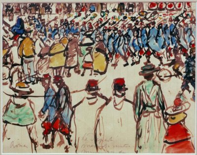 La partenza. Vanno alla stazione da József Rippl Rónai
