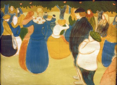 Festa popolare in Bretagna da József Rippl Rónai