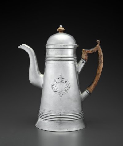 Caffettiera, c. 1814-1825 da Jr. Ebenezer Smith