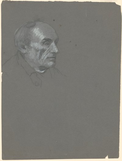 Testa di un uomo da Jr. Enoch Wood Perry
