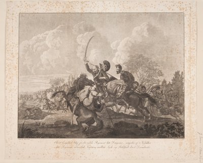 Colonnello Engelsted nella Battaglia di Rahlstedt, 1813 da Jørgen V. Sonne