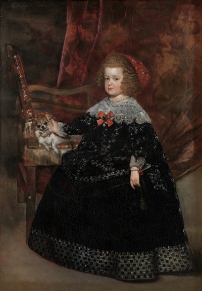 Maria Teresa 1638-1683, Infanta di Spagna, ca. 1645 da Juan Battista Martinez del Mazo