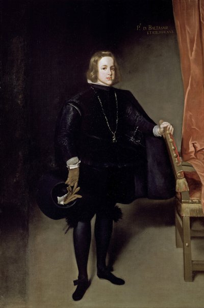 Ritratto del principe Balthasar Charles, 1645 da Juan Bautista Martinez Del Mazo