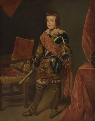 Ritratto del principe Baltasar Carlos, figlio del re di Spagna Filippo IV, all