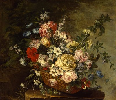 Natura morta con fiori in un cesto, c.1780-1790 da Juan Bautista Romero
