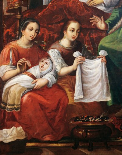 Nascita di Maria (dettaglio) da Juan Correa