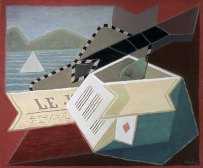 Una Chitarra di fronte al Mare da Juan Gris