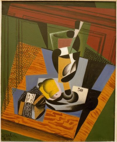 Il pacchetto di tabacco da Juan Gris