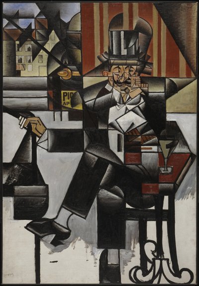 Uomo in un caffè, 1912 da Juan Gris