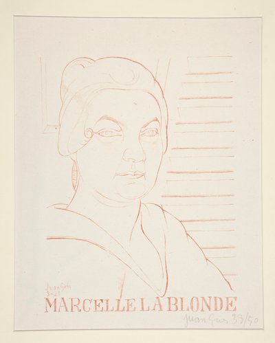 Marcelle La Bionda da Juan Gris