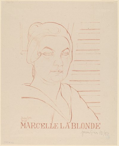 Marcelle la Bionda da Juan Gris