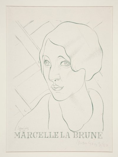 Marcelle la Bruna da Juan Gris