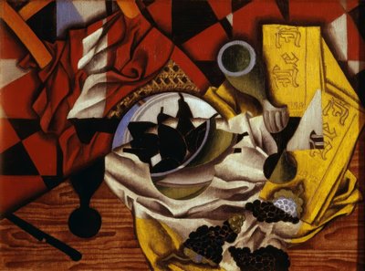 Natura morta con uva e pere da Juan Gris