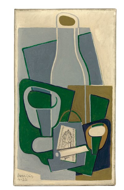 Pipa e pacchetto di tabacco, 1922 da Juan Gris