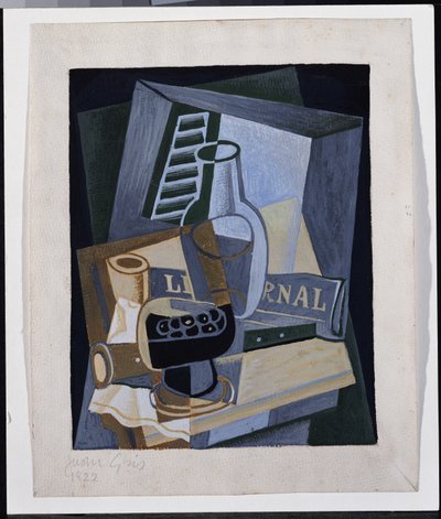 Natura morta davanti a una finestra da Juan Gris
