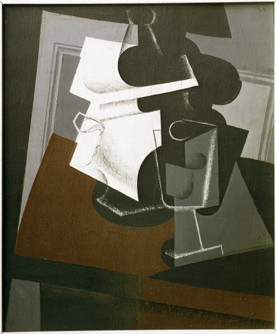 Natura morta su un tavolo da Juan Gris