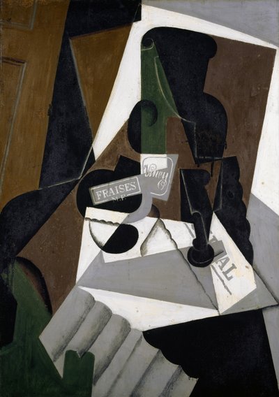 Il vaso di marmellata di fragole da Juan Gris