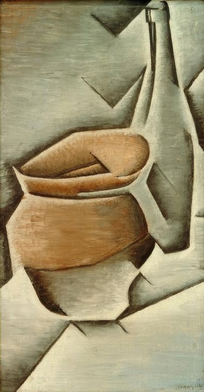 Pentola e bottiglia da Juan Gris