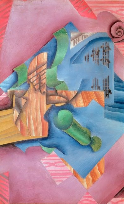 Violino e bicchiere (Natura morta) da Juan Gris