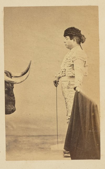 [Ritratto di Francisco Arjona Herrera, detto "Cúchares"]. da Juan Laurent