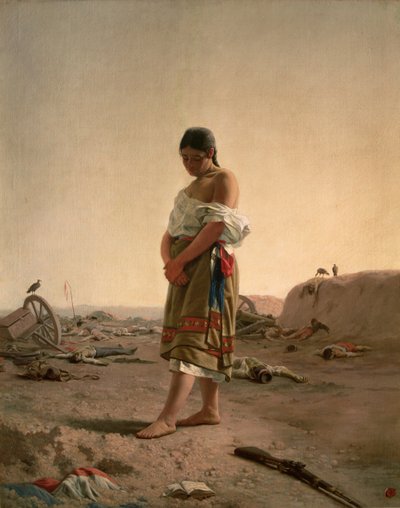 Il paraguaiano nella sua terra desolata da Juan Manuel Blanes