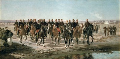 Visita al fiume Negro del generale Julio Argentino Roca e del suo esercito da Juan Manuel Blanes