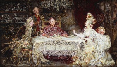 Cena con il cardinale da Juan Pablo Salinas Tervel